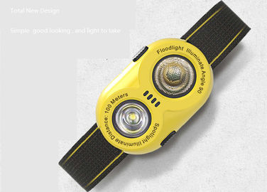 Emergency Battery Operated Work Light , 2.5W Yellow Portable High Power LED Flood Light